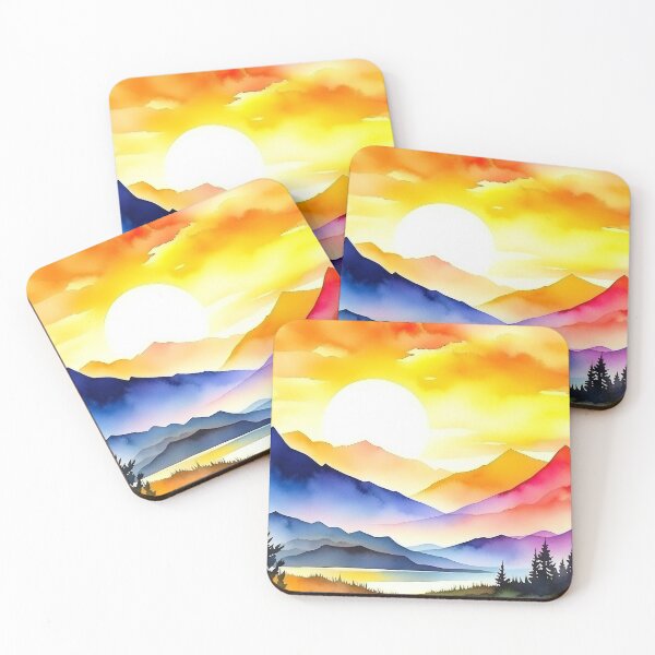Item preview, Watercolor Sunset designed and sold by Odetee.