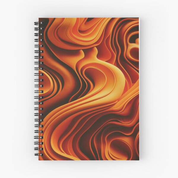 Item preview, Orange Irregular Organic Lines Seamless Pattern - Abstract Art Gift designed and sold by asbno19.