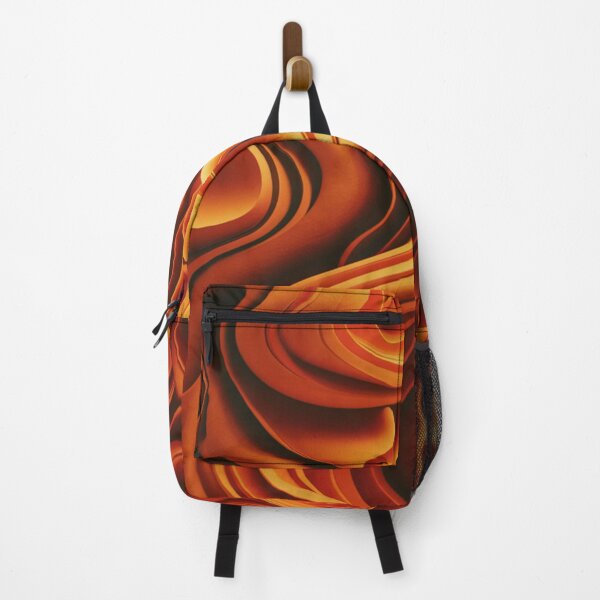 Item preview, Orange Irregular Organic Lines Seamless Pattern - Abstract Art Gift designed and sold by asbno19.