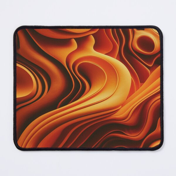 Item preview, Orange Irregular Organic Lines Seamless Pattern - Abstract Art Gift designed and sold by asbno19.