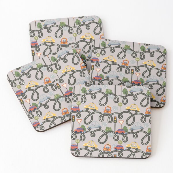 Item preview, city vehicles seamless pattern designed and sold by ViYa1.