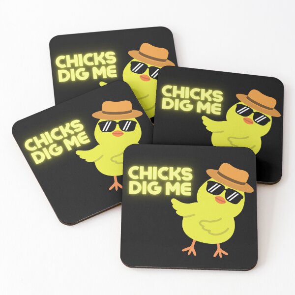 Item preview, Chicks Dig Me Funny Quotes  designed and sold by MateZone.
