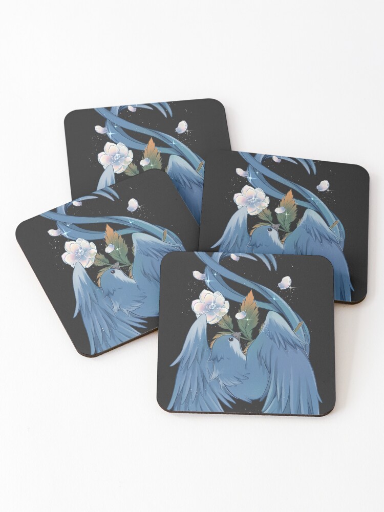 Thumbnail 1 of 5, Coasters (Set of 4), The Starbird designed and sold by Rin-TheLazy.
