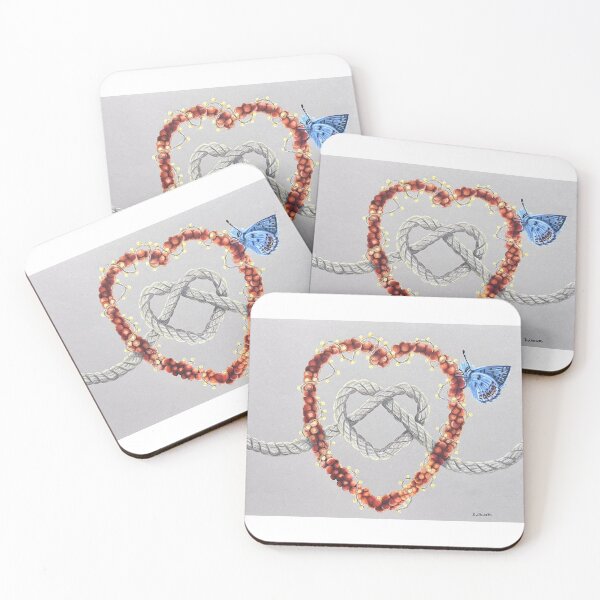 Item preview, Hearts with Moth Accent designed and sold by DCfineArt.