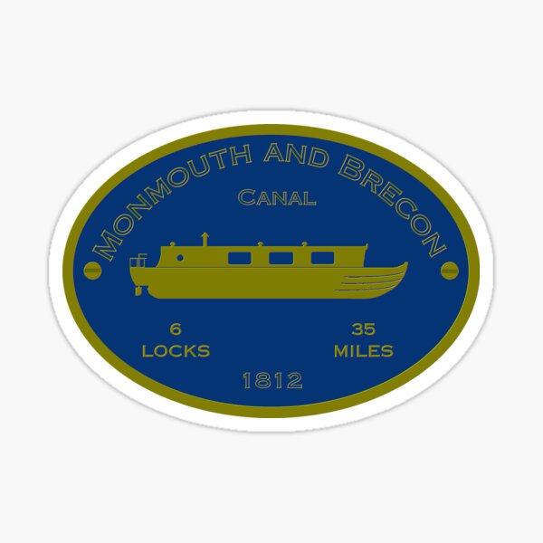 Item preview, Monmouth and Brecon Canal (blue) designed and sold by canal-arts.