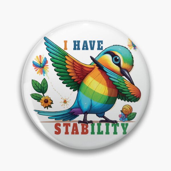Item preview, I Have Stability  rainbow bee eater designed and sold by TshirtTalkYou.