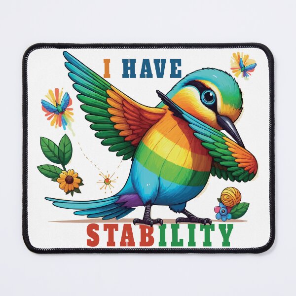 Item preview, I Have Stability  rainbow bee eater designed and sold by TshirtTalkYou.