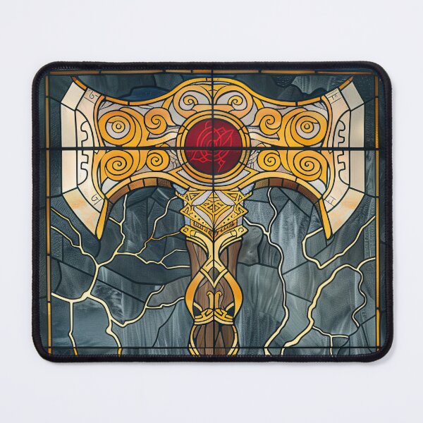 Item preview, Golden Double-Headed Axe designed and sold by OccultDreams.