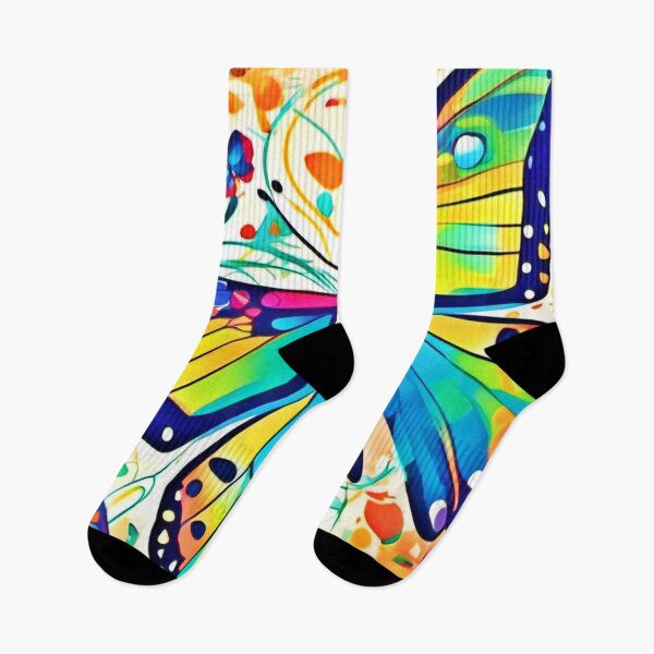 Item preview, Color Burst Butterflies designed and sold by Health And Fitness Posts e-Store.