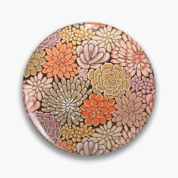 Item preview, Succulent Flower Bed Botanical - Vintage Hues designed and sold by TigaTiga.