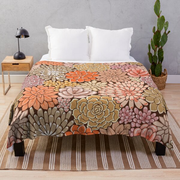 Item preview, Succulent Flower Bed Botanical - Vintage Hues designed and sold by TigaTiga.