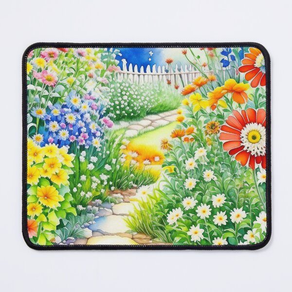 Item preview, Spring Is Here Beautiful Watercolor Flower Garden designed and sold by Odetee.