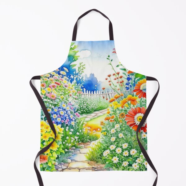 Item preview, Spring Is Here Beautiful Watercolor Flower Garden designed and sold by Odetee.