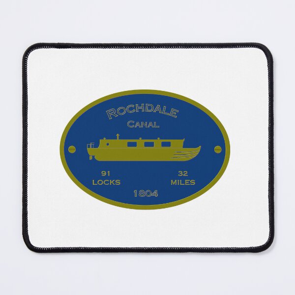 Item preview, Rochdale Canal (blue) designed and sold by canal-arts.
