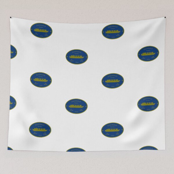 Item preview, Rochdale Canal (blue) designed and sold by canal-arts.