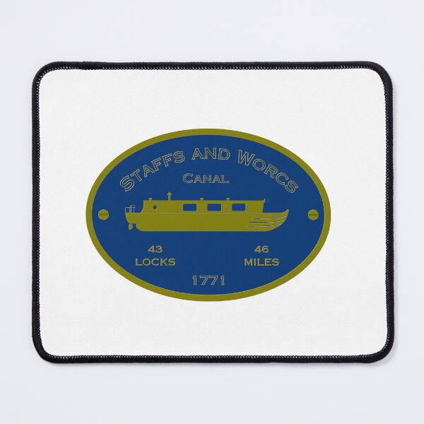 Item preview, Staffs and Worcs Canal (blue) designed and sold by canal-arts.