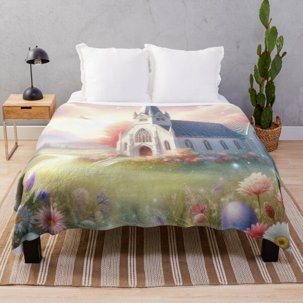 Item preview, Easter church easter landscape designed and sold by Expressions-Sel.