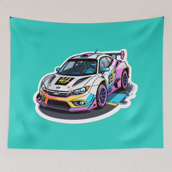 Item preview, Cool Street Rally Racing Car designed and sold by TheArtOfPat.