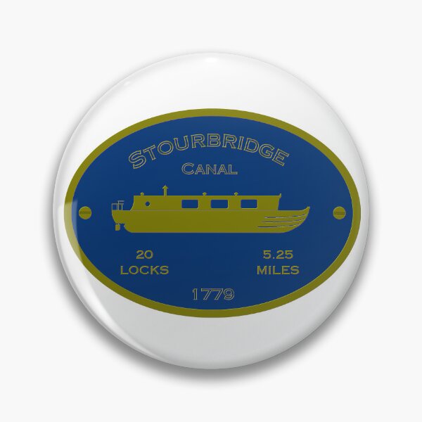 Item preview, Stourbridge Canal (blue) designed and sold by canal-arts.