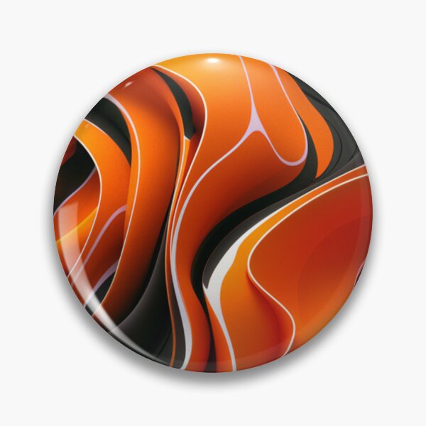 Item preview, Orange Irregular Organic Lines Seamless Pattern - Abstract Art Gift designed and sold by asbno19.