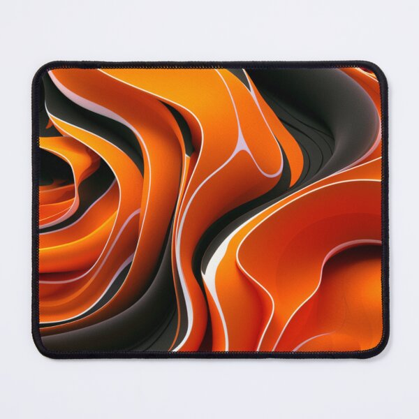 Item preview, Orange Irregular Organic Lines Seamless Pattern - Abstract Art Gift designed and sold by asbno19.