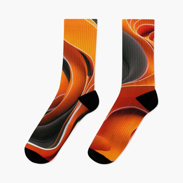 Item preview, Orange Irregular Organic Lines Seamless Pattern - Abstract Art Gift designed and sold by asbno19.