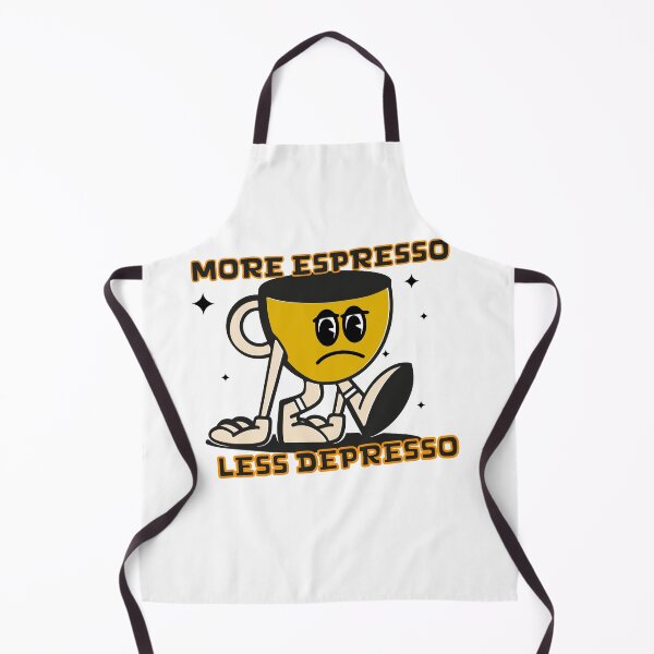 Item preview, More Espresso Less Depresso Skull Coffee Lover Energy Drink T-Shirt designed and sold by PrintItStudio.