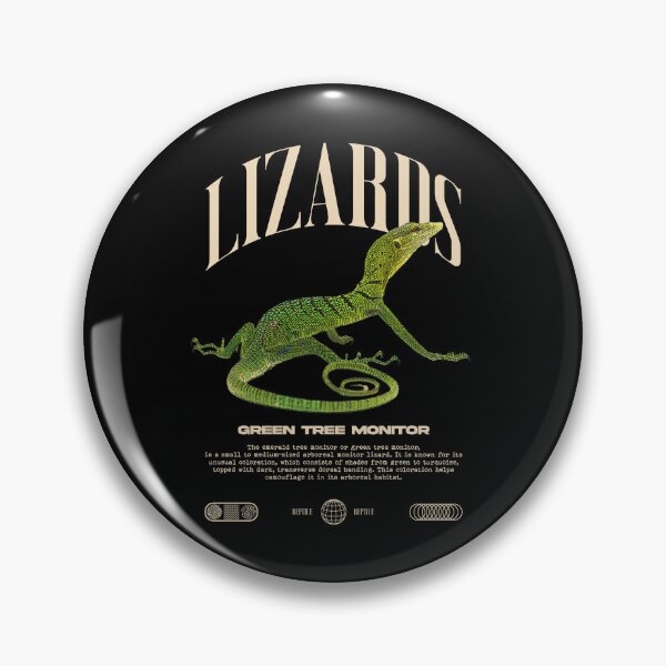 Item preview, Green Tree Monitor Streetwear Lizard Keeper designed and sold by JRRTs.