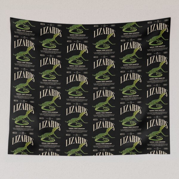 Item preview, Green Tree Monitor Streetwear Lizard Keeper designed and sold by JRRTs.