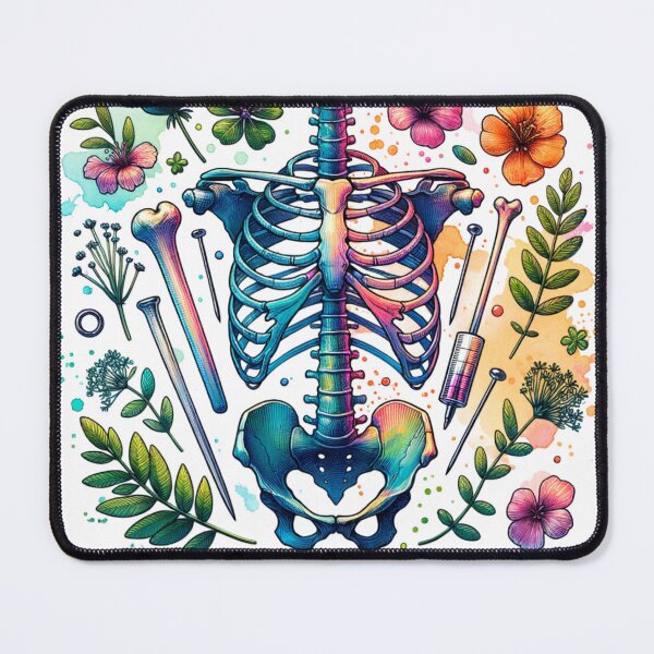 Item preview, Bones and Botany: Gothic Nature Art Print designed and sold by Dannyluna2002.