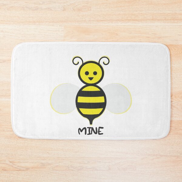 Item preview, Bee Mine Cute Cartoon Bee Art  designed and sold by TerScott.