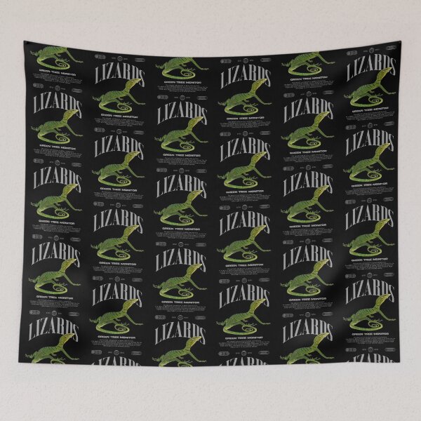 Item preview, Green Tree Monitor Streetwear Lizard Keeper designed and sold by JRRTs.