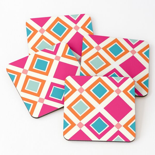 Item preview, Colorful 80s Geometric Pattern designed and sold by FrostyForge.