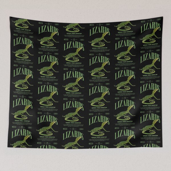 Item preview, Green Tree Monitor Streetwear Lizard Keeper designed and sold by JRRTs.