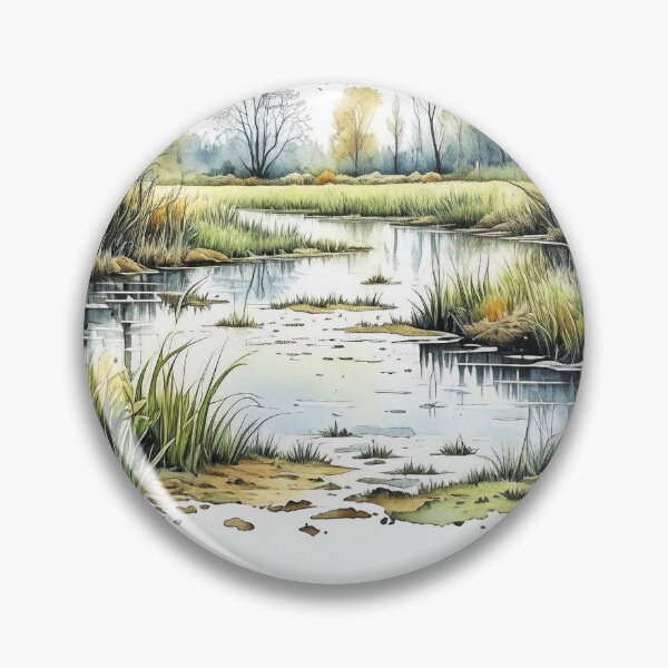 Artikelvorschau, Aquarell Moorland entworfen und verkauft von Odetee.