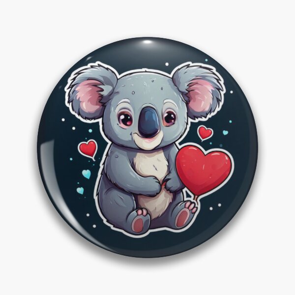 Item preview, Koala with hearts designed and sold by Planetporridge.