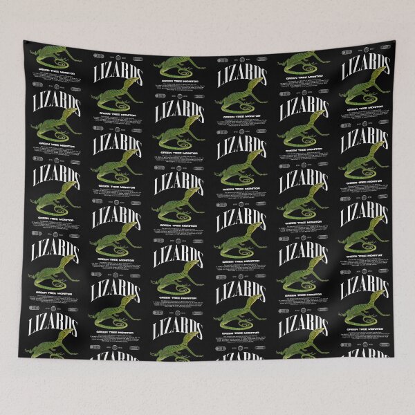 Item preview, Green Tree Monitor Streetwear Lizard Keeper designed and sold by JRRTs.