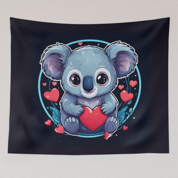 Item preview, Heart Koala designed and sold by Planetporridge.