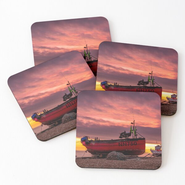 Item preview, Sunset at Fisherman's beach Hythe, Kent designed and sold by rogerstanger.