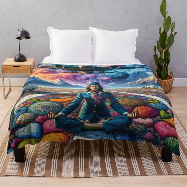Item preview, Zen Meditating Flight Attendant designed and sold by bunnyboiler.