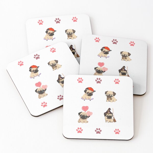 Item preview, Silly Pugs designed and sold by ASHBooksnThings.