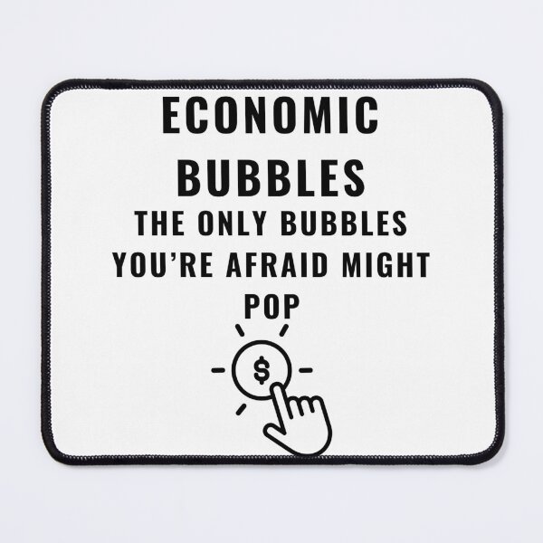 Item preview, Economic Bubbles - Quirky Economics Design - Perfect Gift for Economists & Finance Students! Explore Your Favorites! designed and sold by EconDaily.
