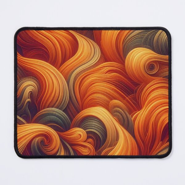 Item preview, Orange Irregular Organic Lines Seamless Pattern - Abstract Art Gift designed and sold by asbno19.