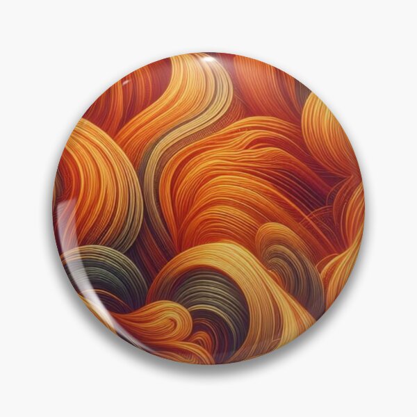 Item preview, Orange Irregular Organic Lines Seamless Pattern - Abstract Art Gift designed and sold by asbno19.