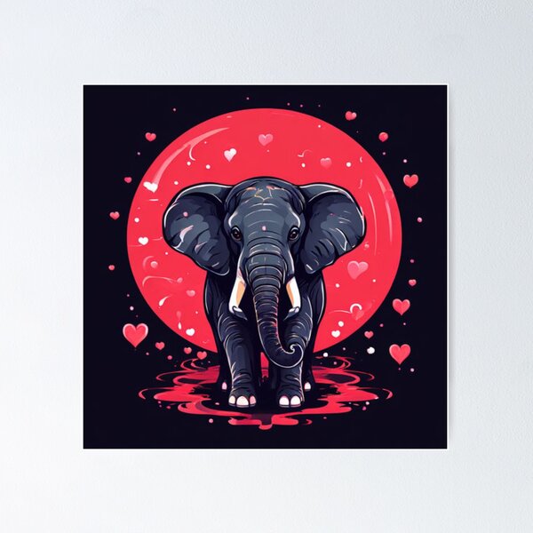 Item preview, Elephant Love designed and sold by Planetporridge.