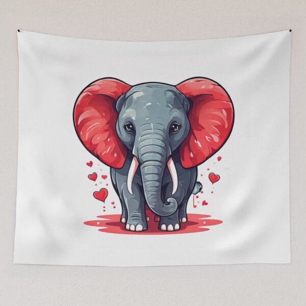 Item preview, Elephant Art designed and sold by Planetporridge.