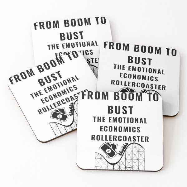 Item preview, Boom to Bust - Quirky Economics Design - Perfect Gift for Economists & Finance Students! Explore Your Favorites! designed and sold by EconDaily.