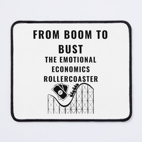Item preview, Boom to Bust - Quirky Economics Design - Perfect Gift for Economists & Finance Students! Explore Your Favorites! designed and sold by EconDaily.