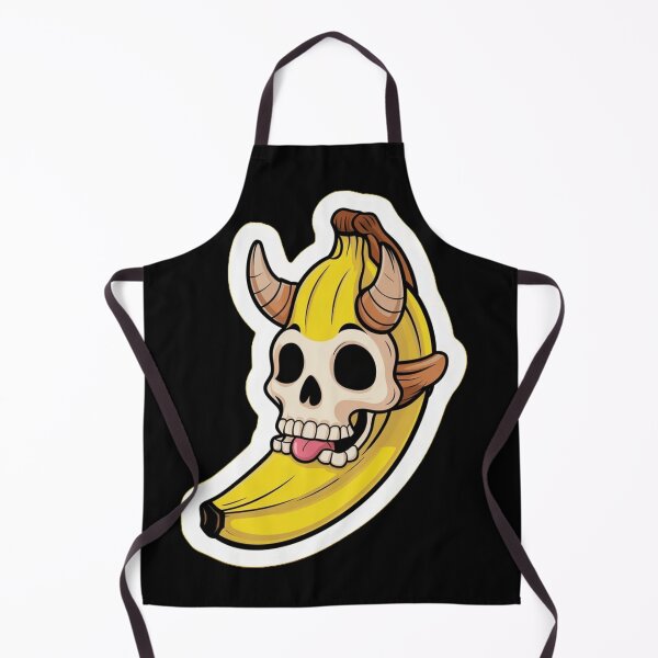 Item preview, Bananas & Bones: Horned Funny Skull repersenting banana for scale designed and sold by MrDarkRealm.