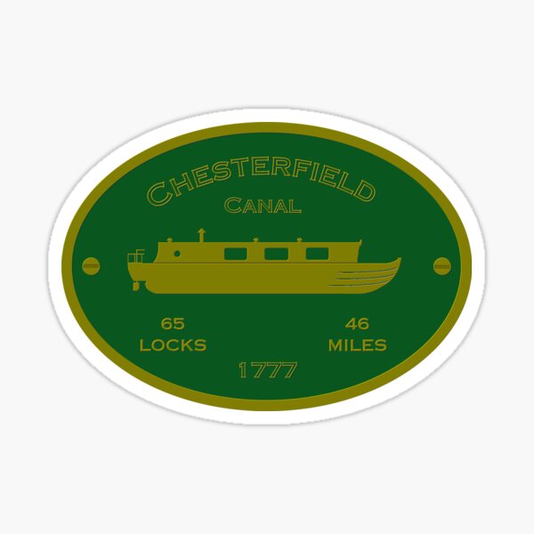 Item preview, Chesterfield Canal (green) designed and sold by canal-arts.